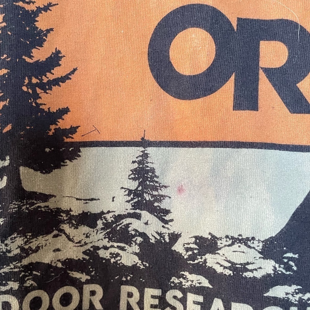 Outdoor Research Sunset Logo Men's Black Graphic T-Shirt Size S - Picture 3 of 5